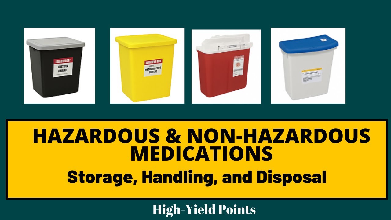 Федеральные требования PTCB PTCE 2026: Хранение, обращение и утилизация опасных и неопасных лекар...