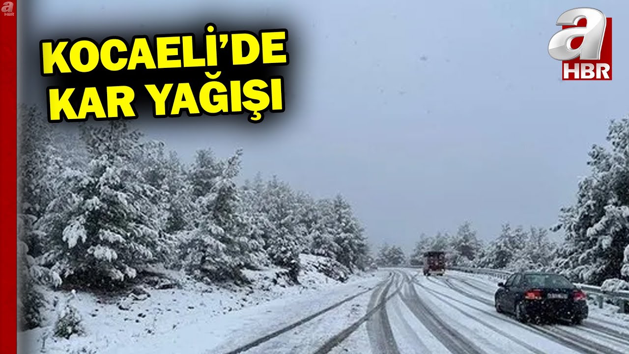 Kocaeli'de kar yağışı etkili oldu! | A Haber