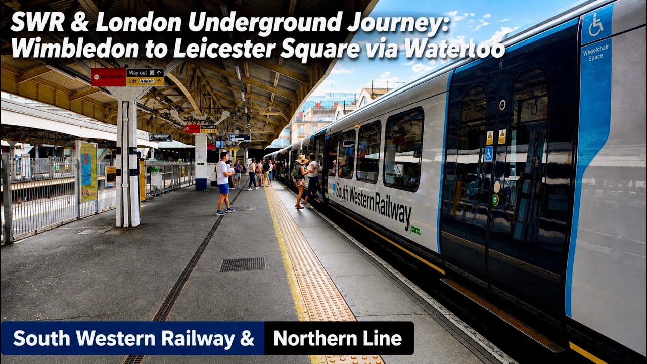 South Western Railway & London Underground Journey: Wimbledon to Leicester Square