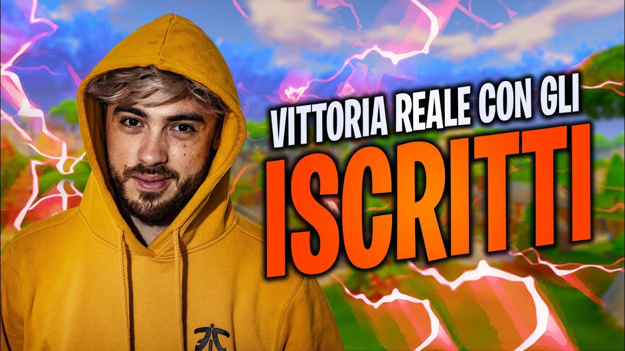 VITTORIA REALE SPETTACOLARE CON GLI ISCRITTI! | FORTNITE ITA