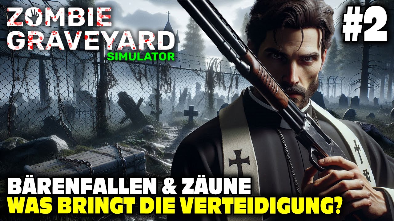 Dicke Wumme, Viele Kunden & die erste Verteidigungsanlage! | #2 | Zombie Graveyard Simulator