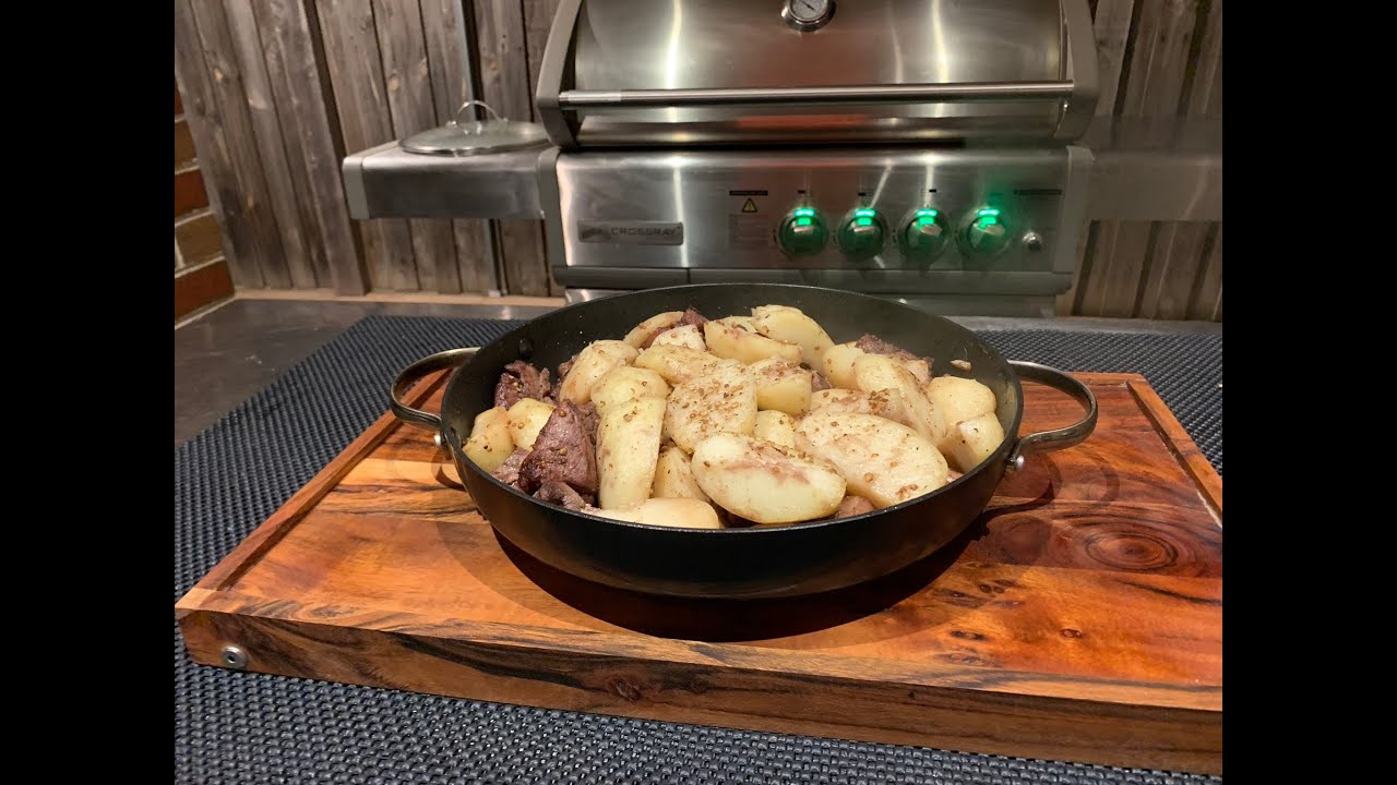 Cypriot style Afellia or Patates Antinahtes or Pork with Potatoes by Jack The Greek