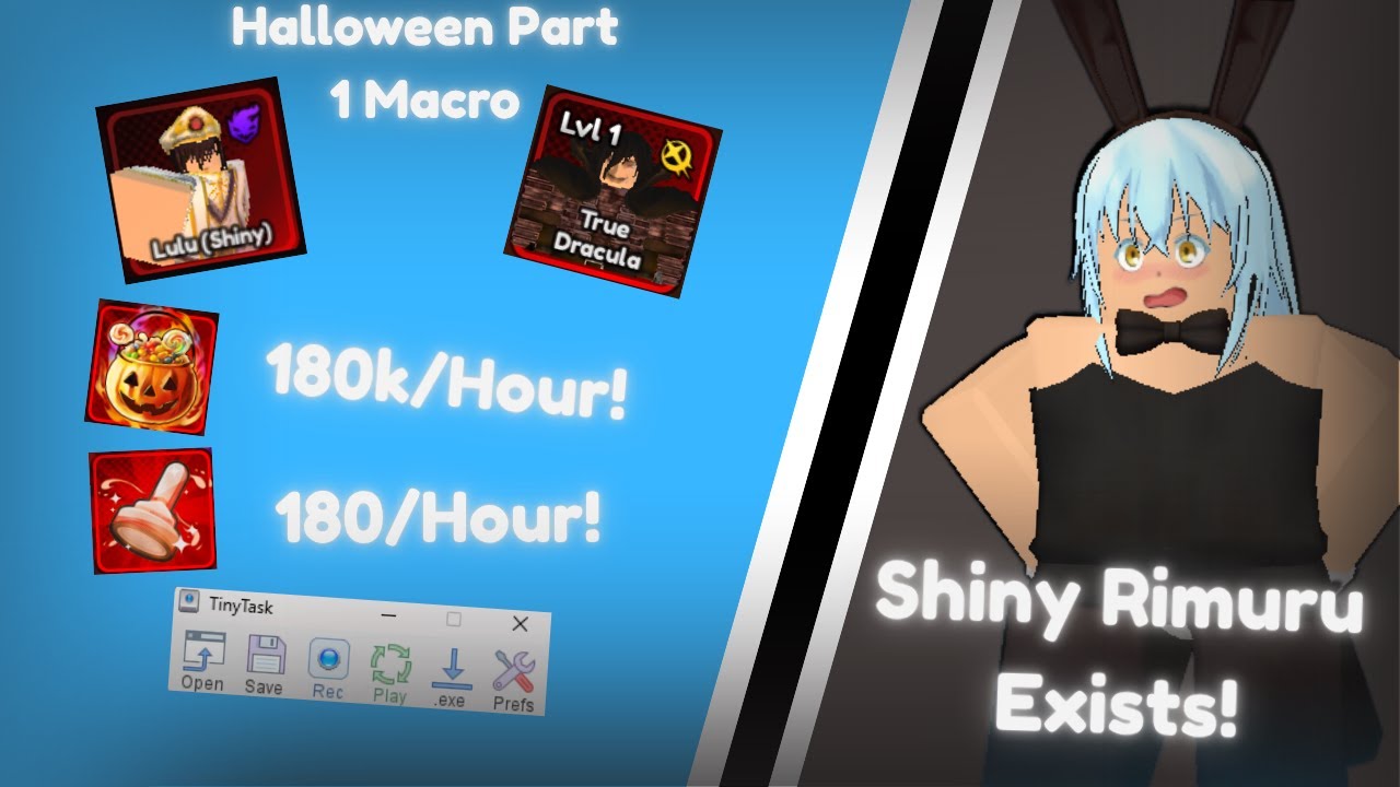 Anime Last Stand Halloween Event Part 1 Macro! (With link)