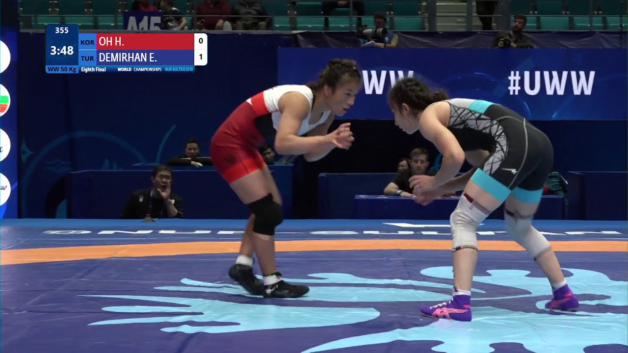 1/8 WW - 50 kg: H. OH (KOR) v. E. DEMIRHAN (TUR)
