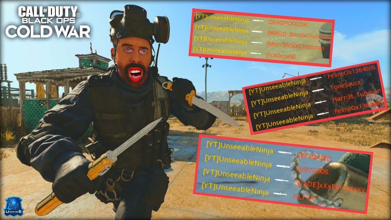 Quit running around with that Ballistic Knife but it's my Job..