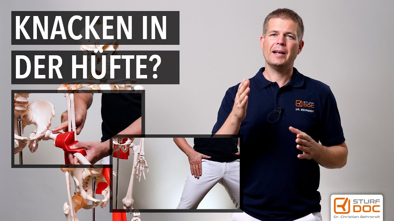 Knacken in der Hüfte - Was sind die Ursachen?