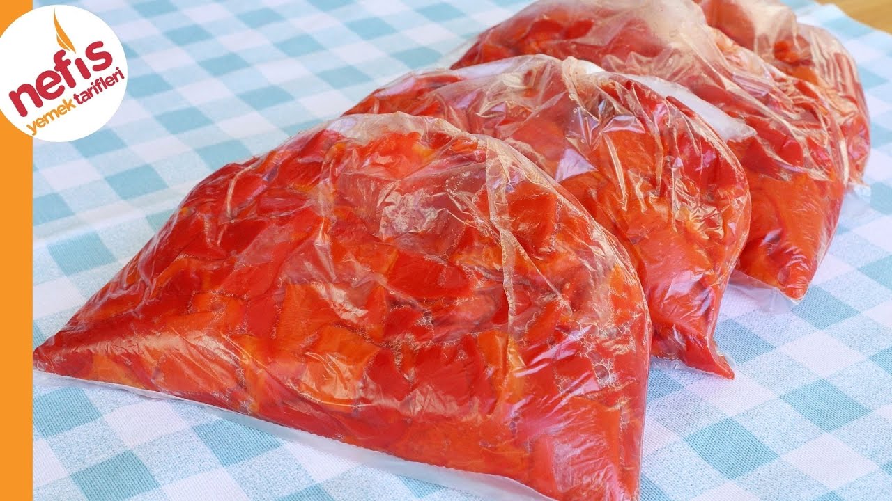 Dondurucuda Közlenmiş Kırmızı Biber | Nasıl Yapılır?