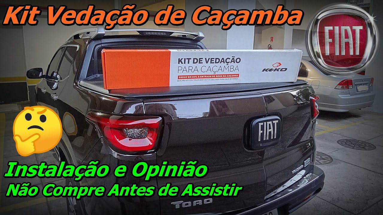 Vedação Caçamba Fiat Toro - Fiat Toro Entrando Água na Caçamba - SOLUÇÃO INFILTRAÇÃO DE ÁGUA TORO