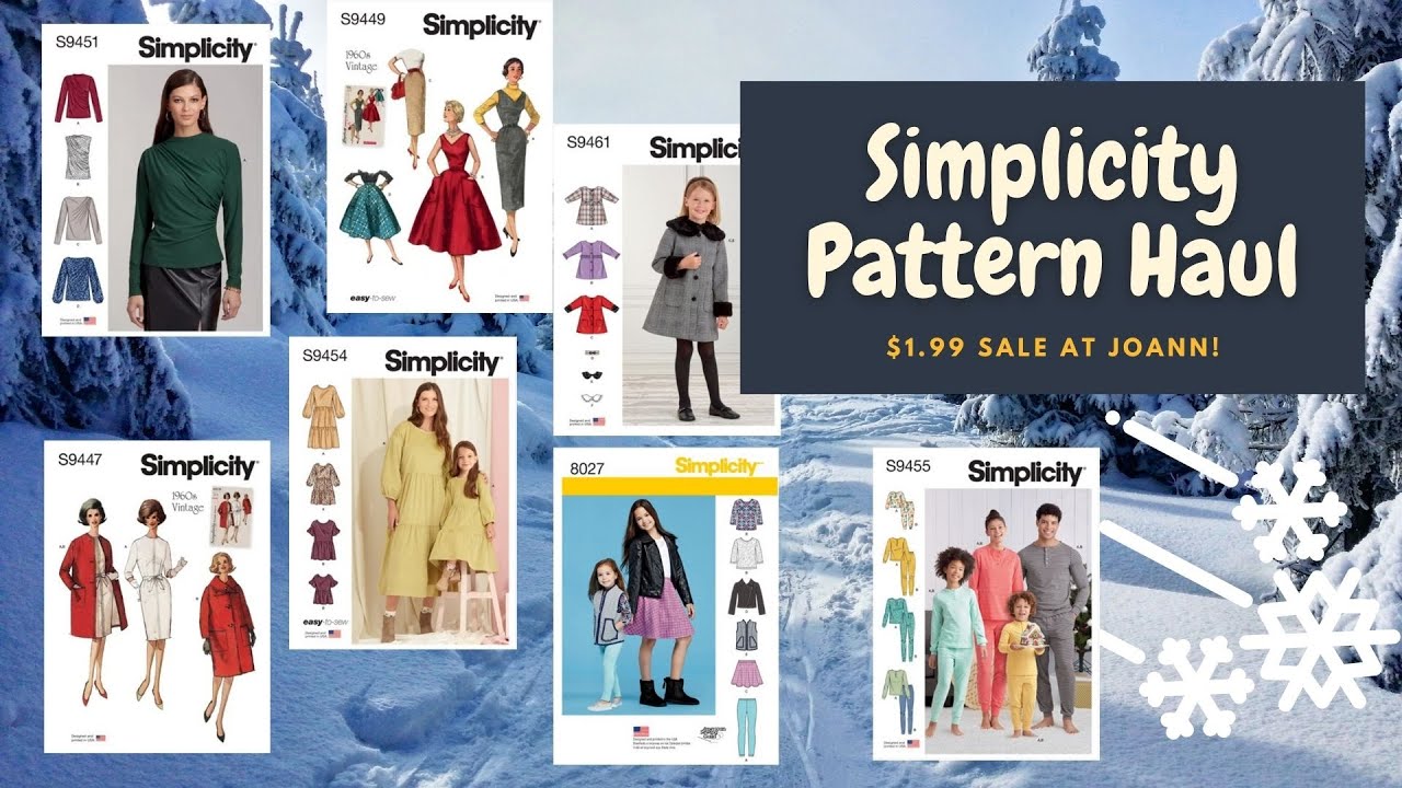 🔥$1.99 Simplicity Sewing Pattern Haul | Zaji-Kali Makes