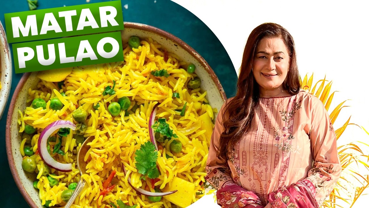 Homemade Matar Pulao | Quick Pakistani Recipe | Cooking With Nida Mumtaz | Nida Mumtaz