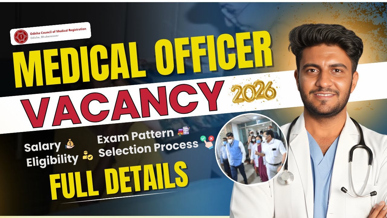 Medical Officer Vacancy Odisha | ₹66,000&ndash;₹70,000 Salary | Walk-in Interview | MBBS Jobs 2026