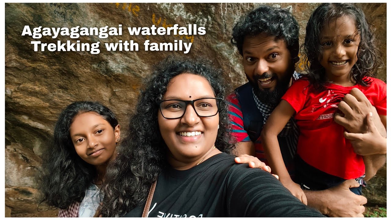 Agaya Gangai Waterfalls Trek Part 2 | 1196 Steps Rocky Path & Freezing Water | Family Trek with Kids