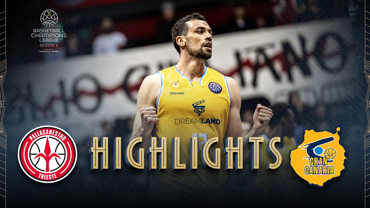Pallacanestro Trieste v Dreamland Gran Canaria | Round of 16 | Highlights | #BasketballCL 2025-26