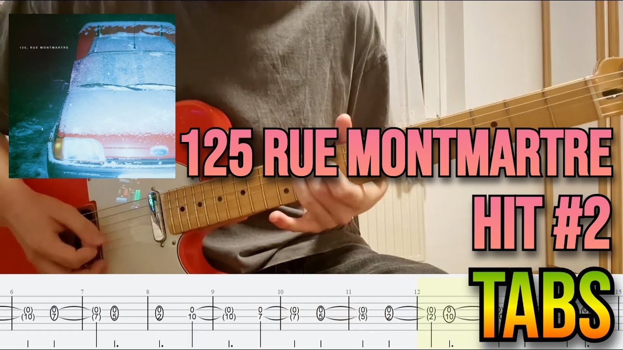 125 Rue Montmartre - Hit #2 | Full Guitar Lesson with Tabs