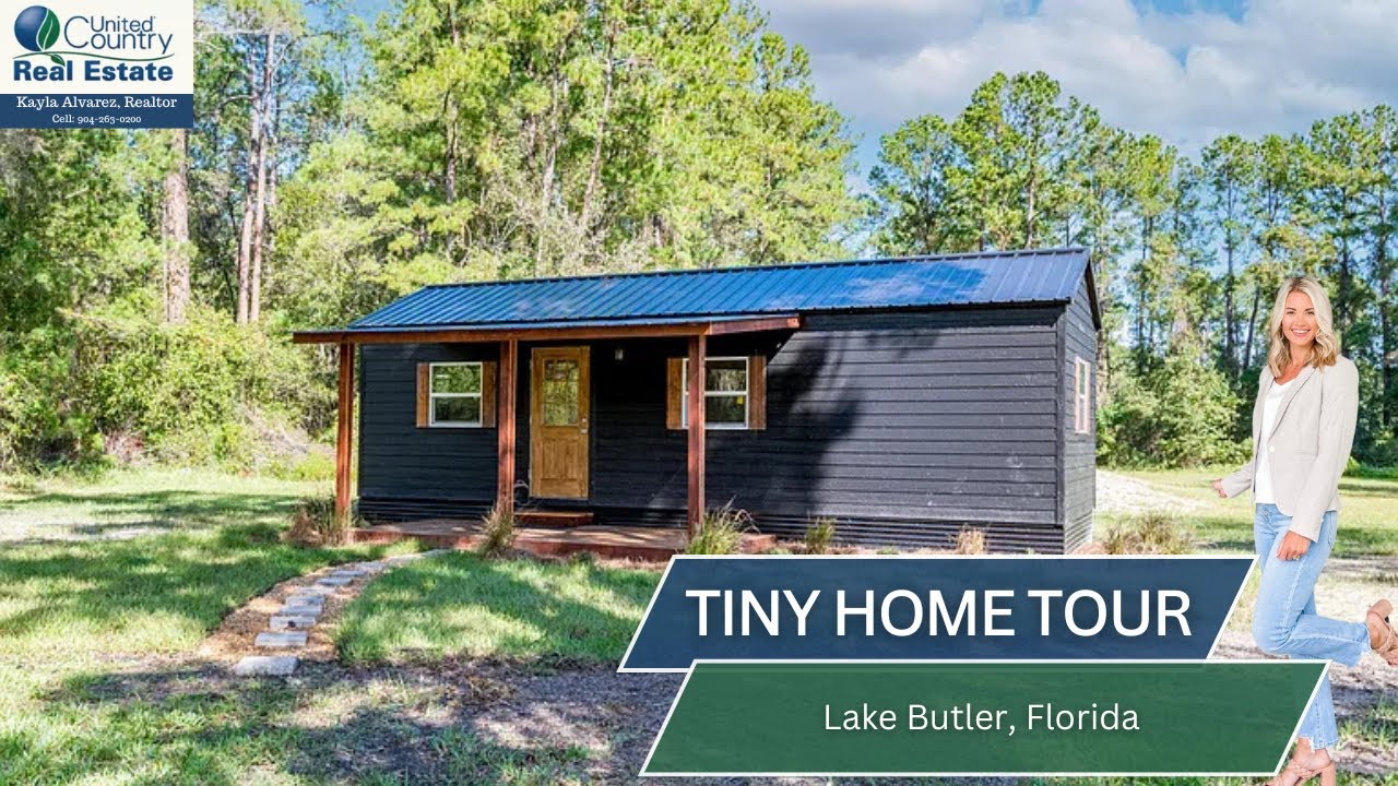 Tiny Home Tour x 2 in Lake Butler Florida: Affordable living with Owner Financing Options