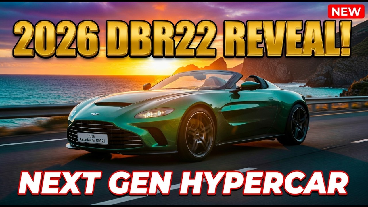 Обзор Aston Martin DBR22 2026 года – шедевр с открытым кокпитом и двигателем V12 мощностью 705 л.с.