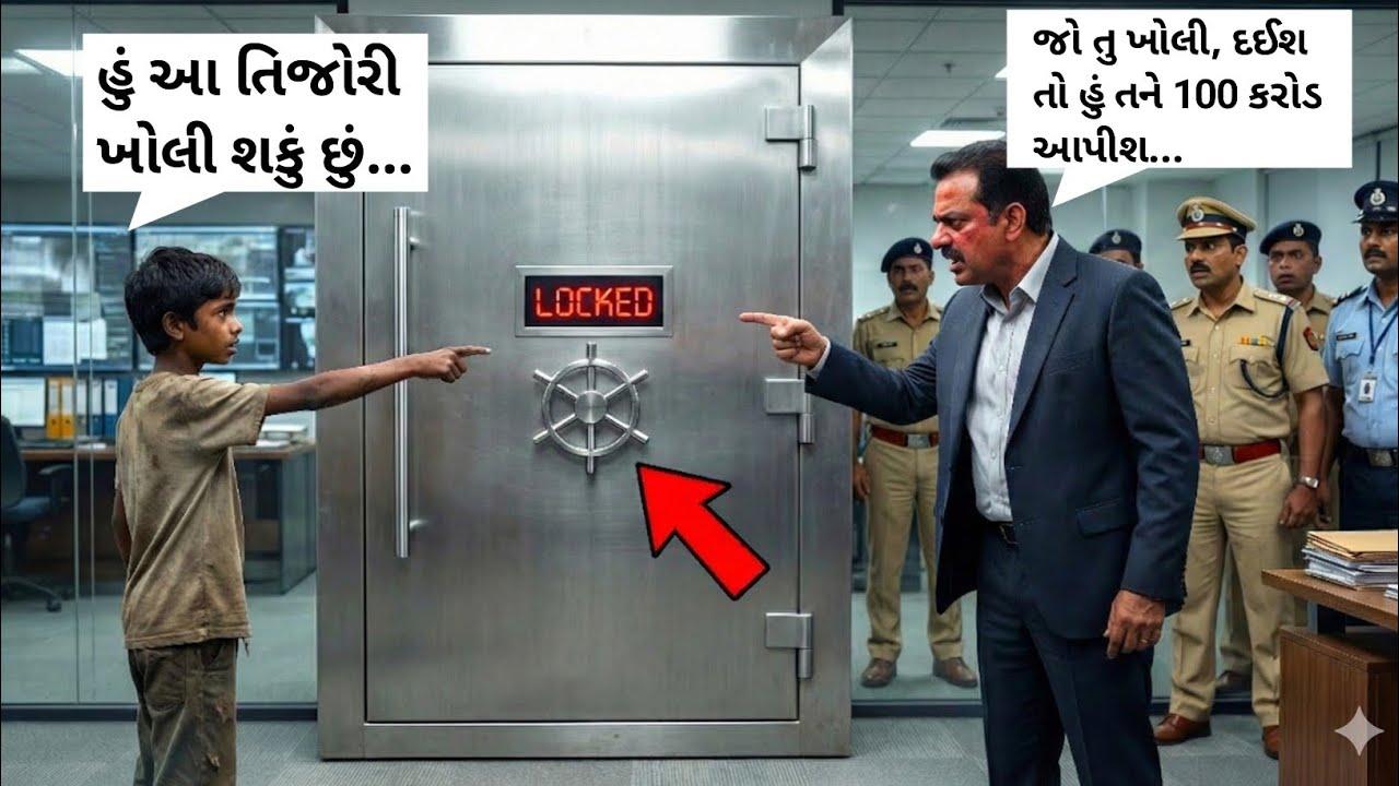 ગરીબ છોકરાએ કીધું હુ આ તિજોરી ખોલી શકું છું, સાહેબ ||  કરોડપતિએ કહ્યું હું તને 100 કરોડ આપીશ | Story