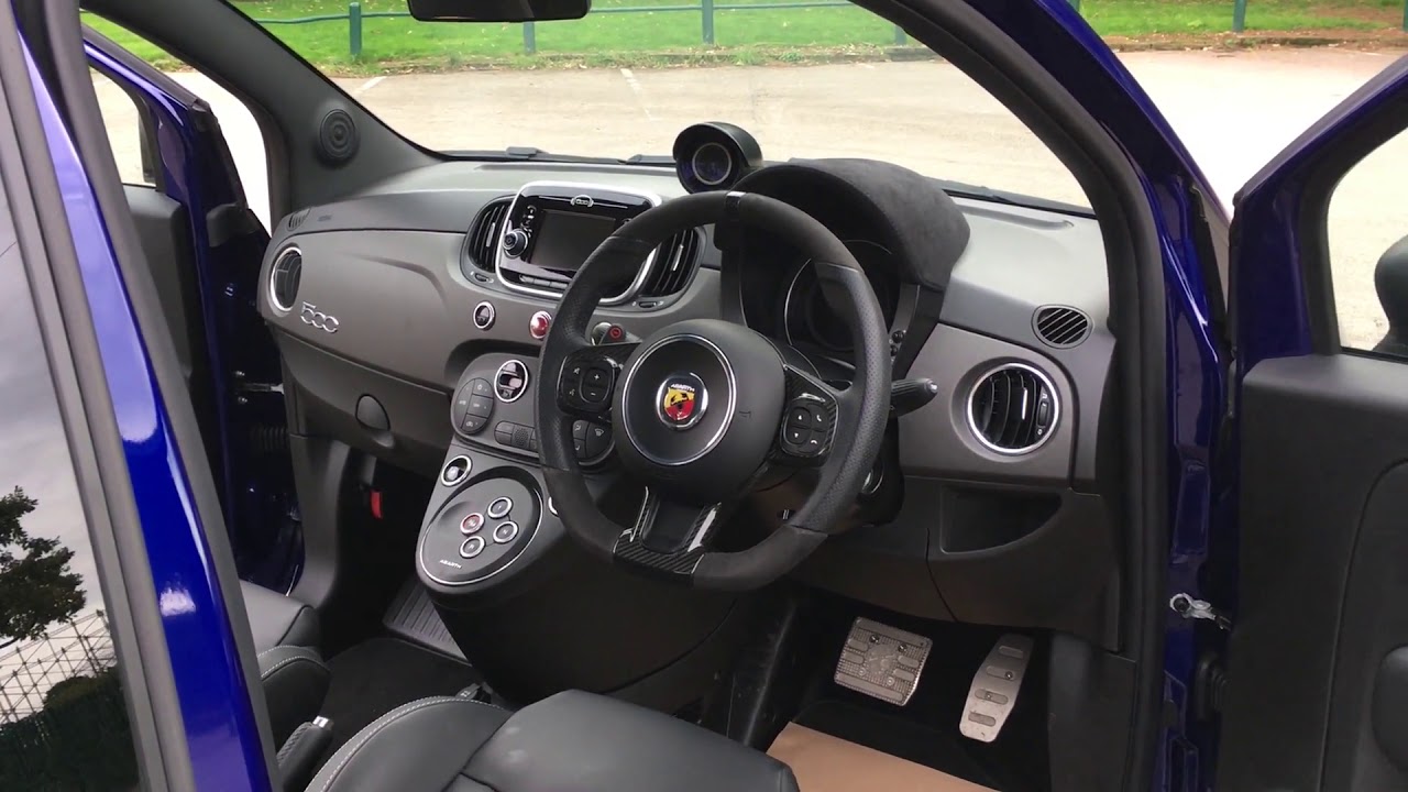 BLUE ABARTH 595 WITH MTA GEARBOX FOR SALE