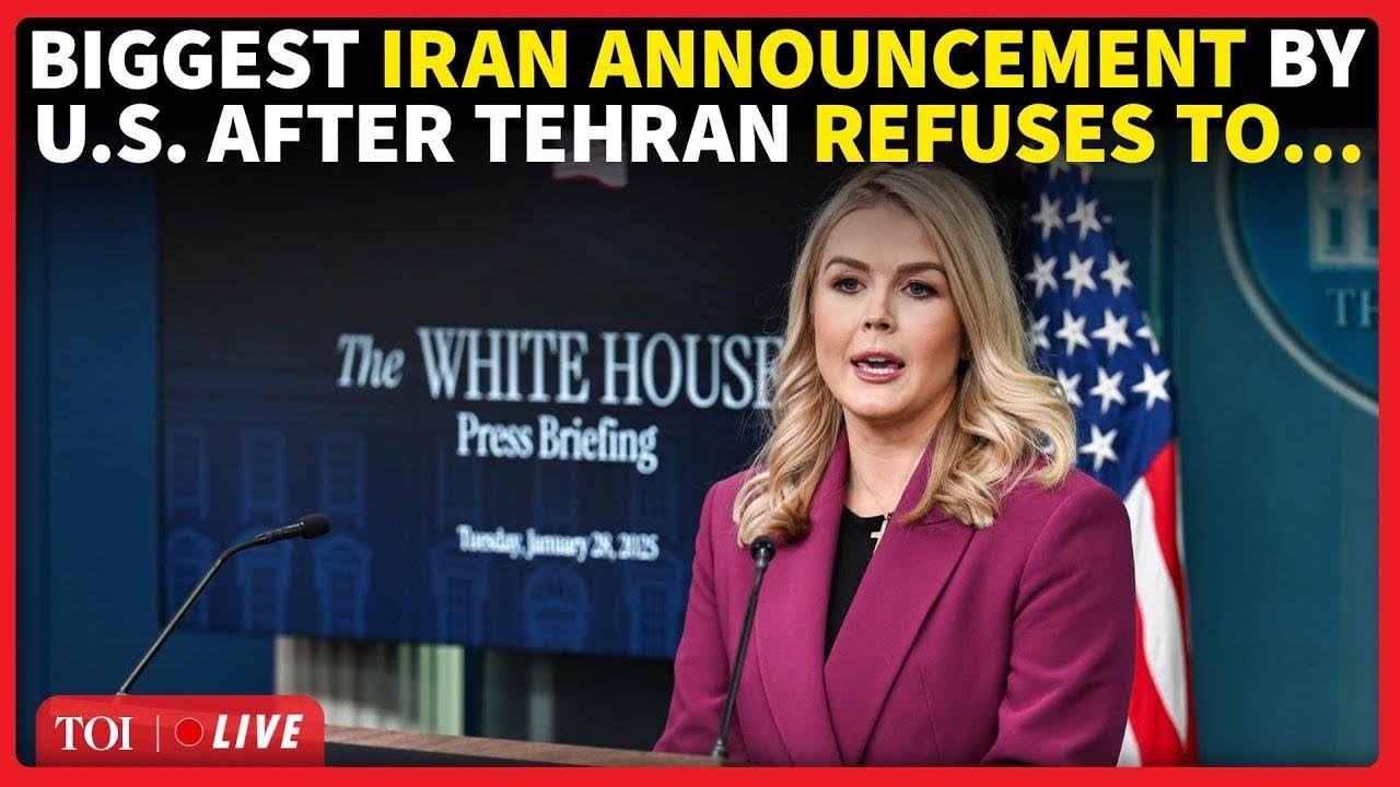 Karoline Leavitt LIVE: ‘Since Iran Rejected…’: Trump's Secy Makes Big Announcemnt Amid Nuke Tiff