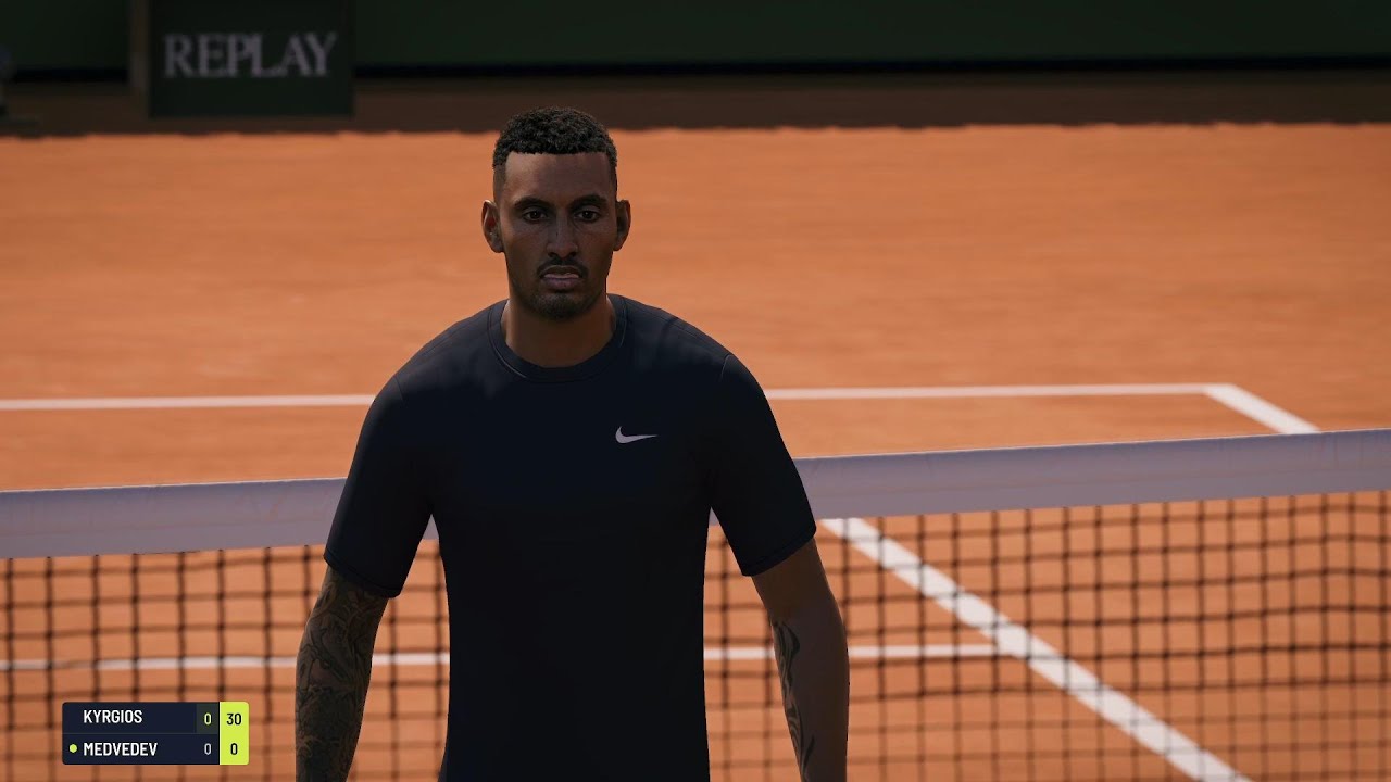 TIEBREAK - Nick Kyrgios vs Daniil Medvedev - PC Gameplay