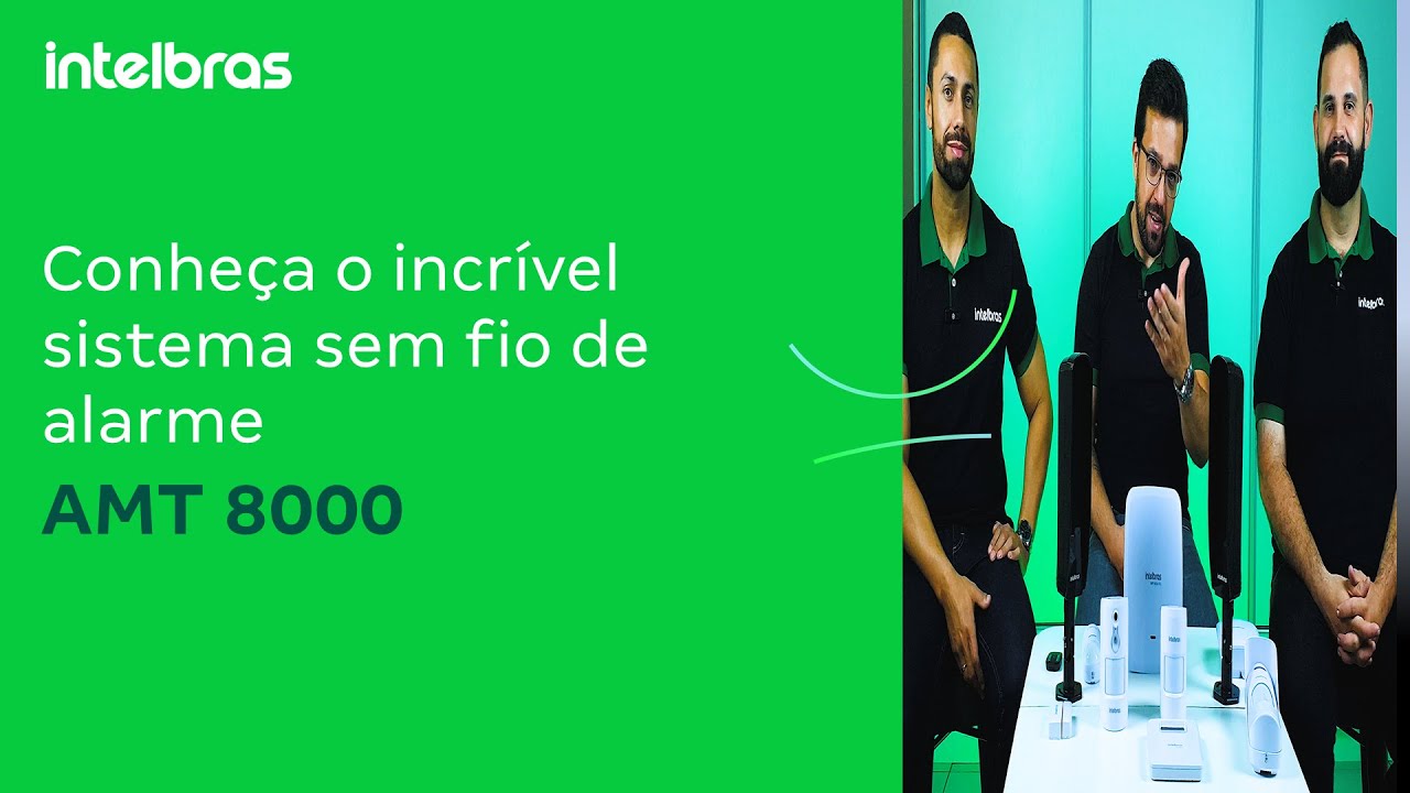 Conhe&ccedil;a o incr&iacute;vel sistema de alarme sem fio AMT 8000 #academiadigital