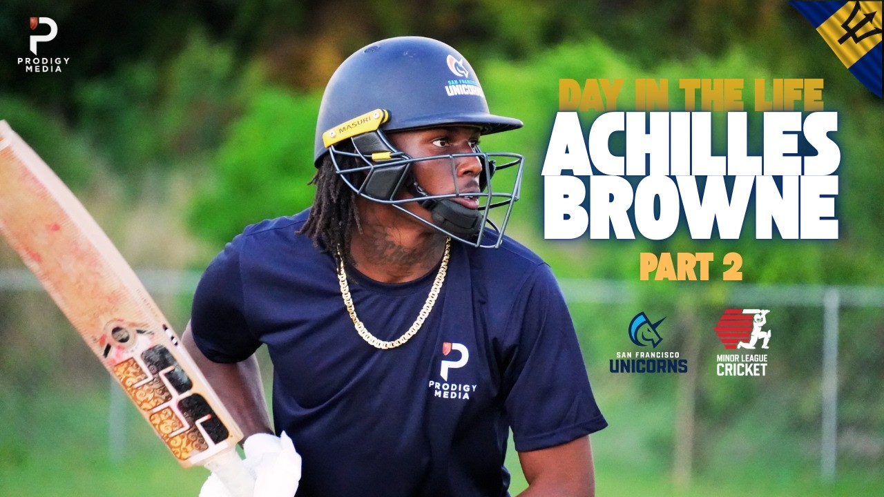 A DAY IN THE LIFE | Achilles Browne Part 2 | Major League Cricket Player | Barbados & USA Cricketer