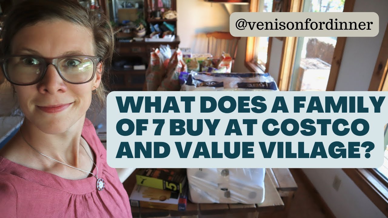 COSTCO and VALUE VILLAGE Haul for Family of SEVEN {And a Scary Wasp Incident!}