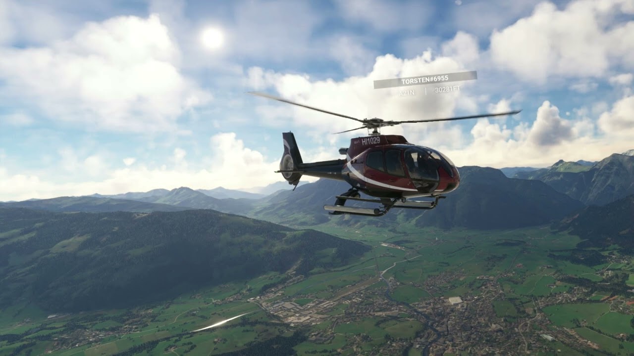 MSFS 2020 - Cowan H130 flight test in Austria