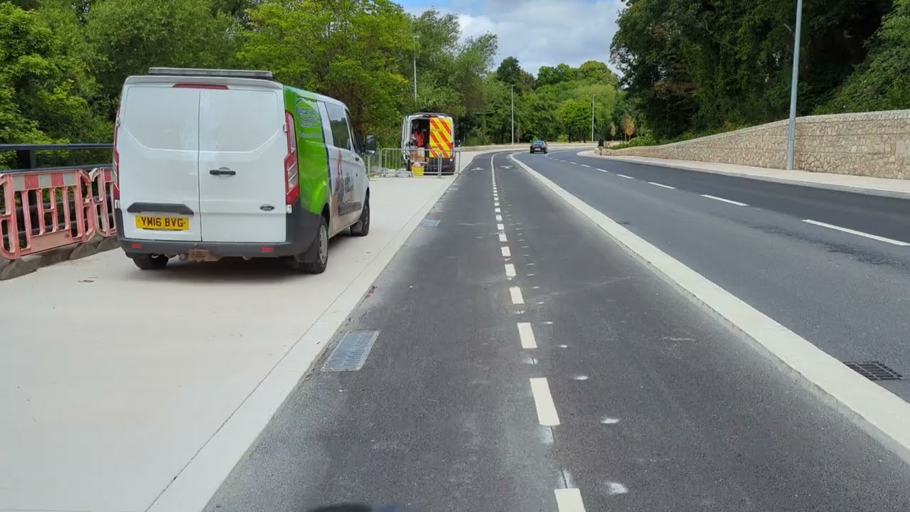 Dodder Greenway extension with two-way cycle path