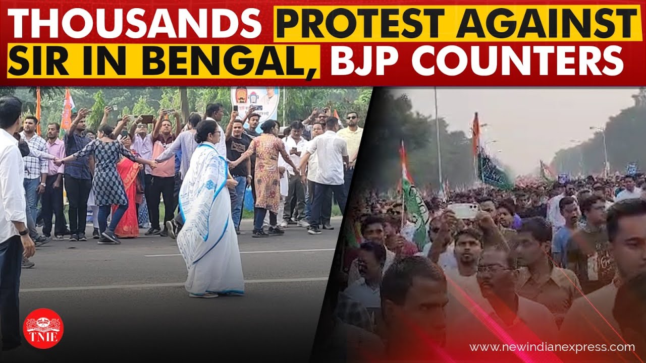 Not SIR, it is NRC: Mamata Banerjee leads massive rally against on SIR Day 1