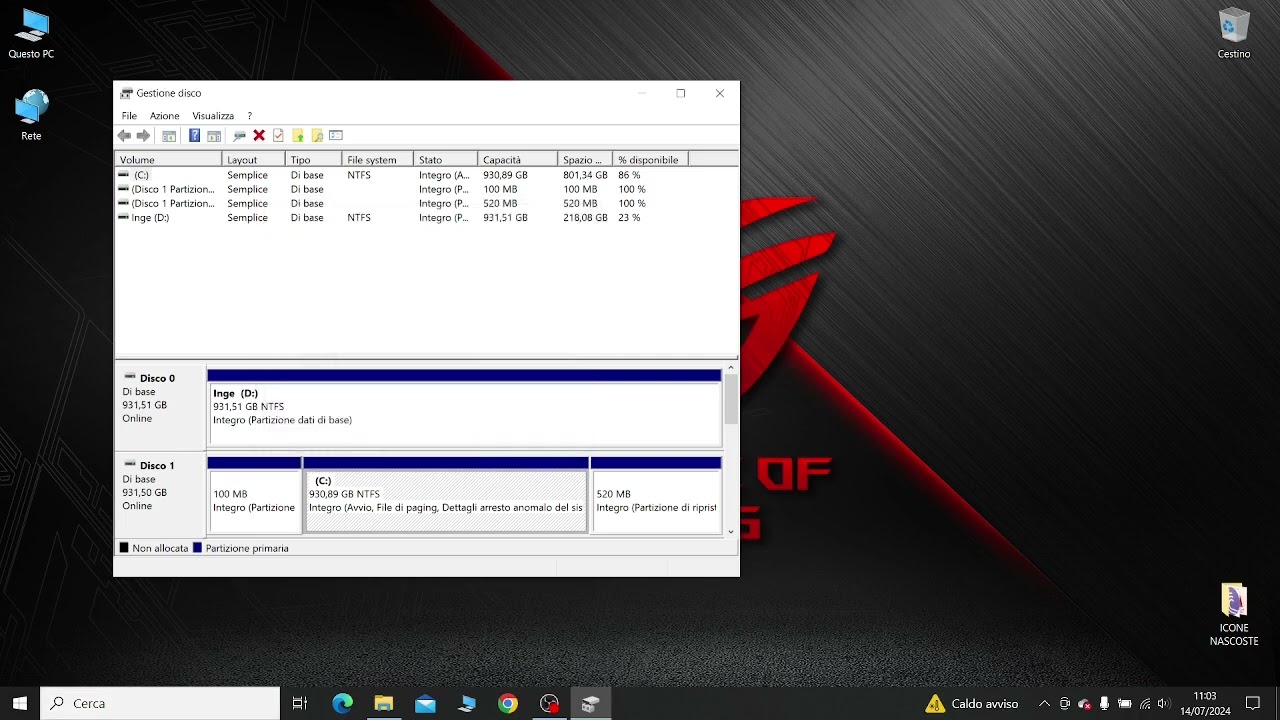 Tutorial come formattare Hard Disk - Crea e formatta le partizioni del disco rigido