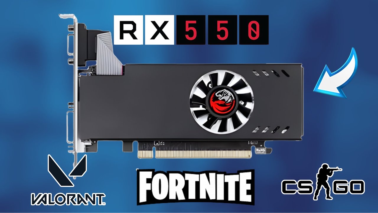 RX550 4GB VALE APENA em 2025 + TESTE EM JOGOS !