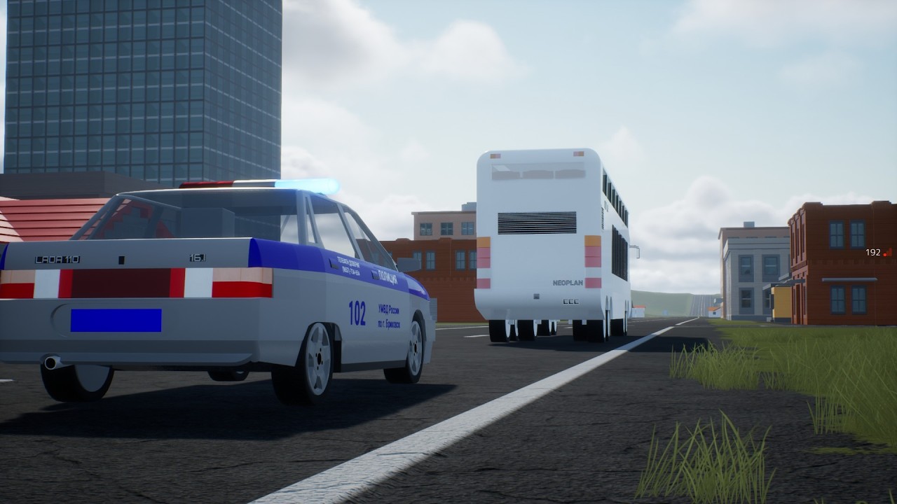 Погоня за угонщиком автобуса