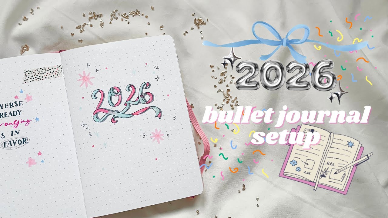 2026 bullet journal setup ✨ ✍🏼 / Spread ideas for the new year