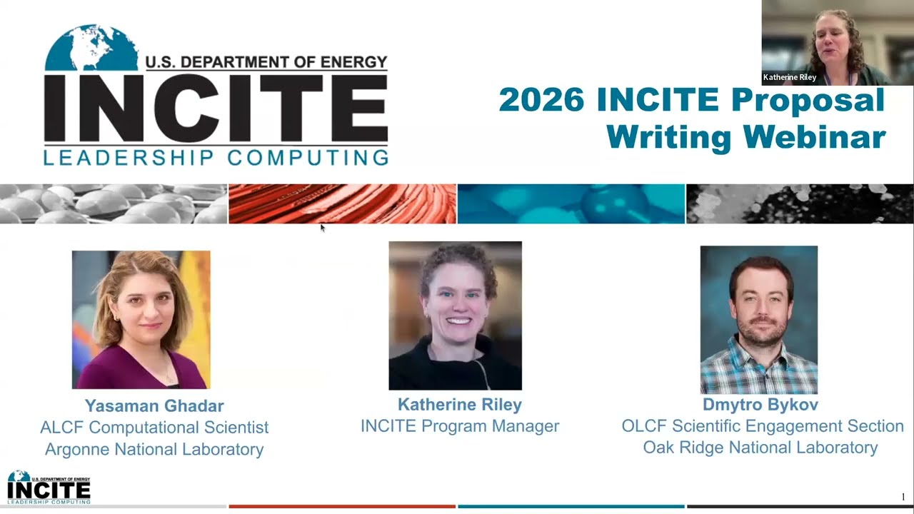 INCITE 2026 Proposal Writing Webinar