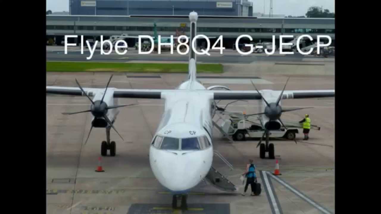 ONBOARD - FLYBE DH8Q4 Flight BE476 Manchester to Belfast City (FULL FLIGHT)