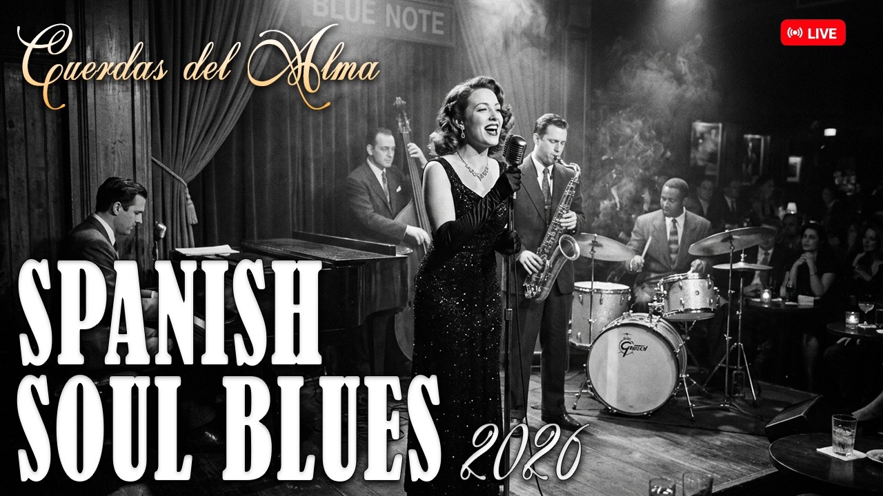 LIVE🔴 24/7  | Soul Blues en Español Baladas Blues, Blues Romántico - Spanish Blues