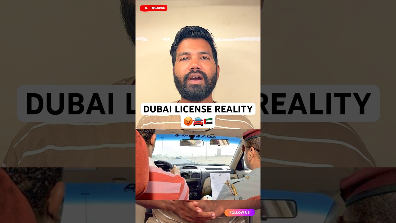 Dubai Driving License Test Reality 😳 | RTA Road Test Rules | Ek Galti Aur FAIL  