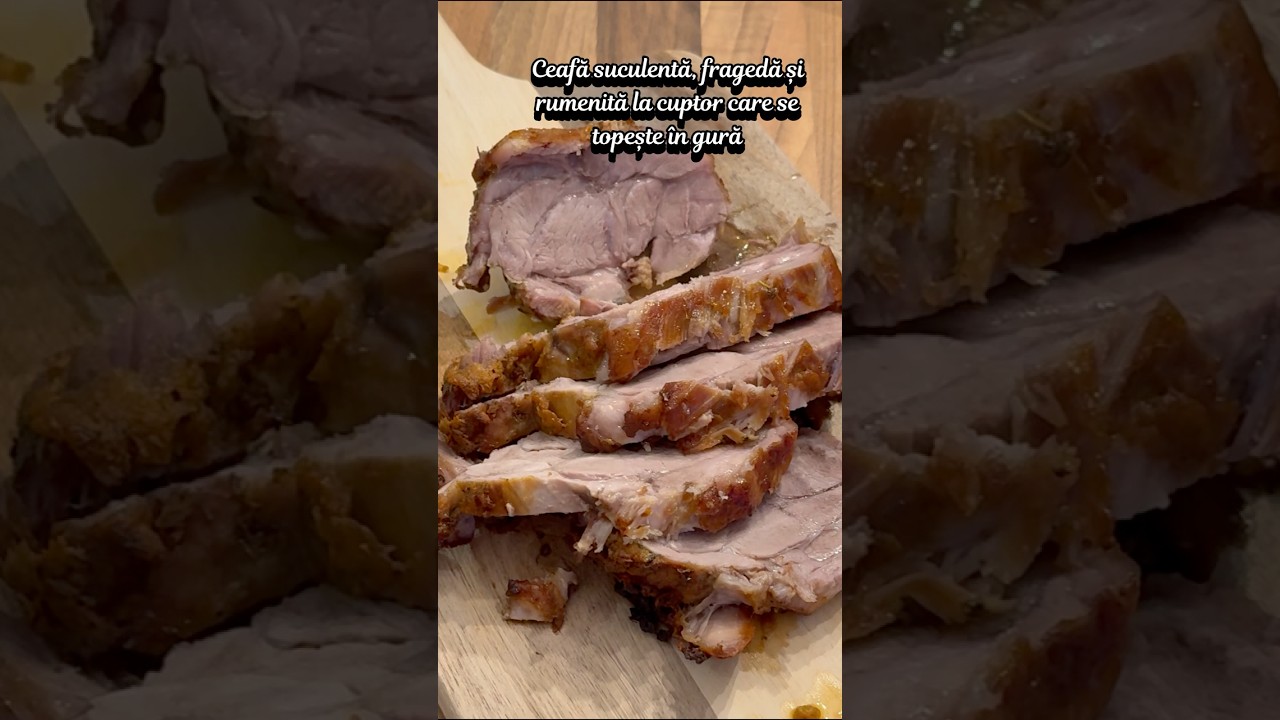 Ceafă de porc fragedă și suculentă la cuptor