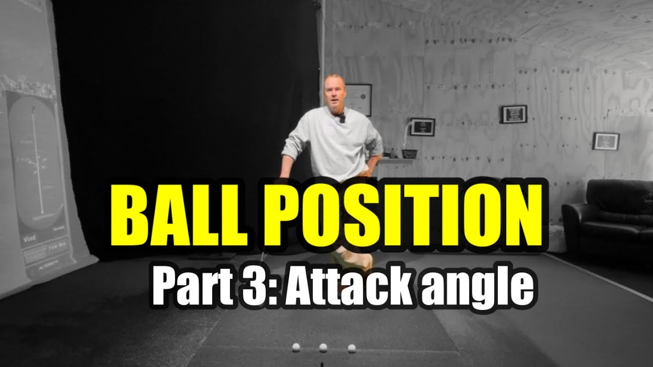 Ball position and attack angle. We can make it easier or harder...