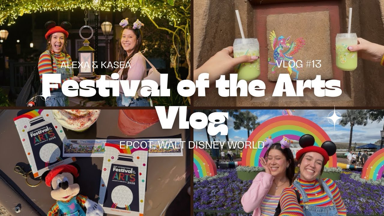 Festival of the Arts Vlog 🎨🌈 | EPCOT 2026