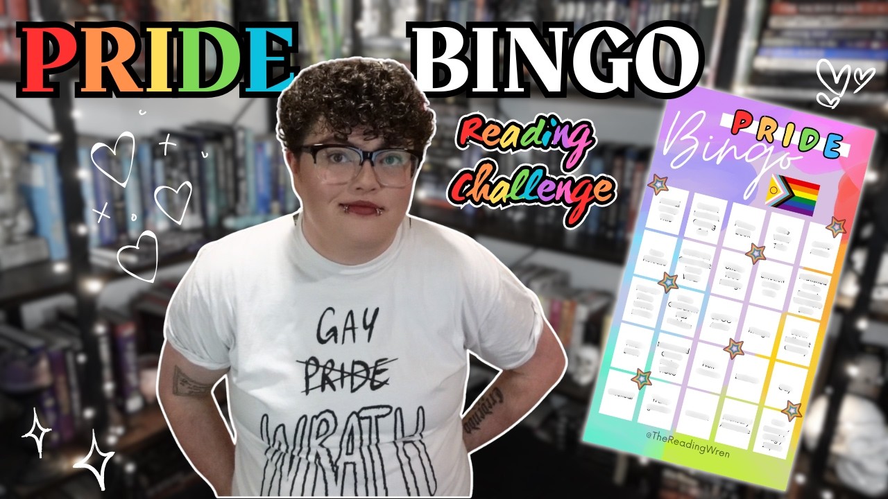 PRIDE BINGO 2026 || Годовой квир-челлендж по чтению