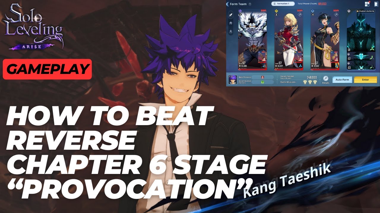 [Solo Leveling: Arise] Beat Chapter 6 Reverse 