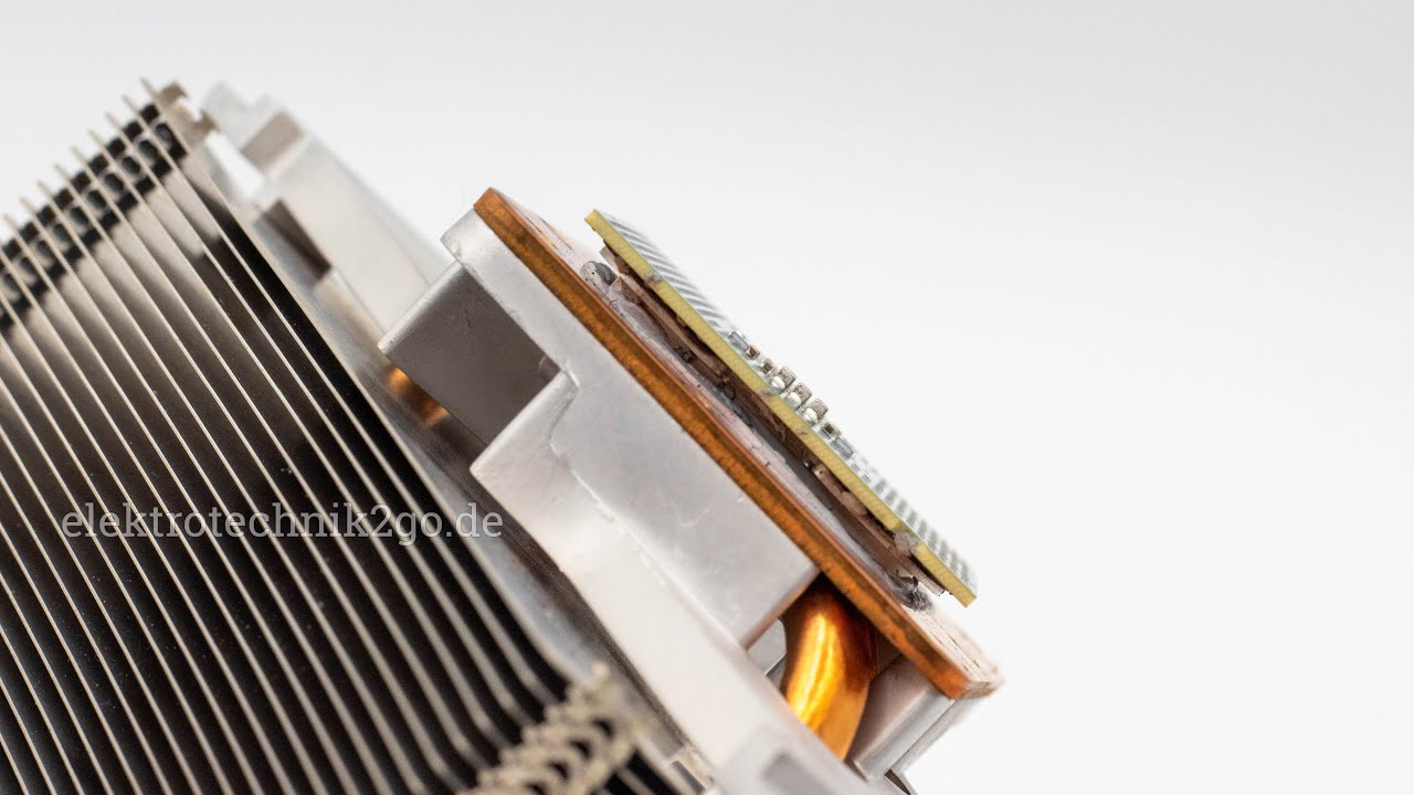 Tutorial Kühlkörper berechnen Wärmewiderstand Thermischer Widerstand Verlustleistung CPU Teil4/4