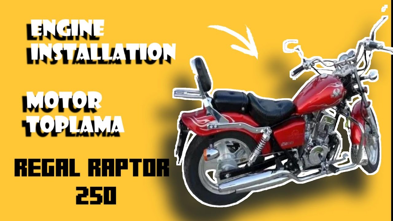 10 Minutes - Daddy Regal Raptor 250 Engine Installation - Motor Toplama
