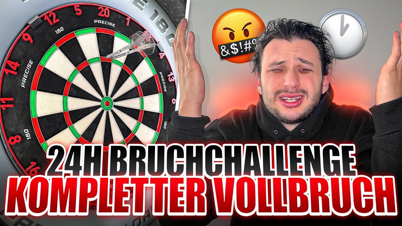 😱🎯24 STUNDEN DARTS BRUCHCHALLENGE 2.0 | XXL HIGHLIGHTS!🎯😱
