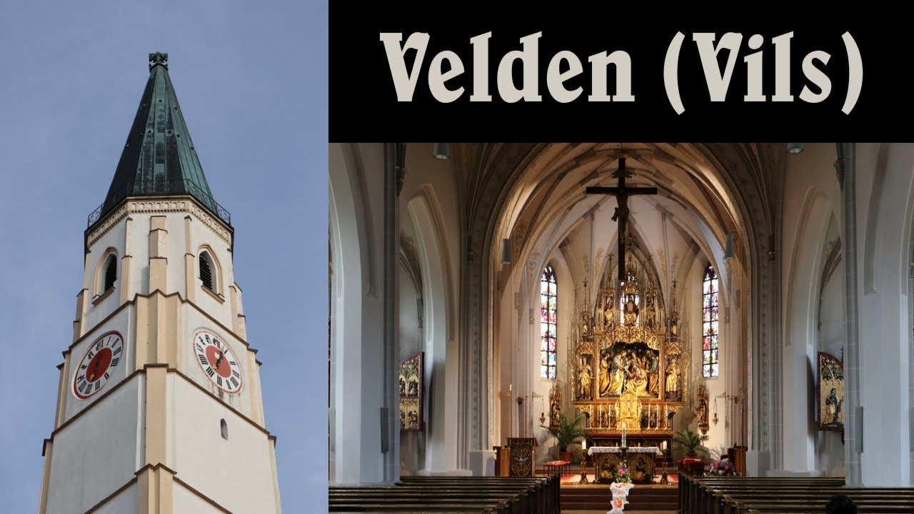 VELDEN a. d. Vils (LA), Pfarrkirche St. Petrus - Große Glocke und Vollgeläut
