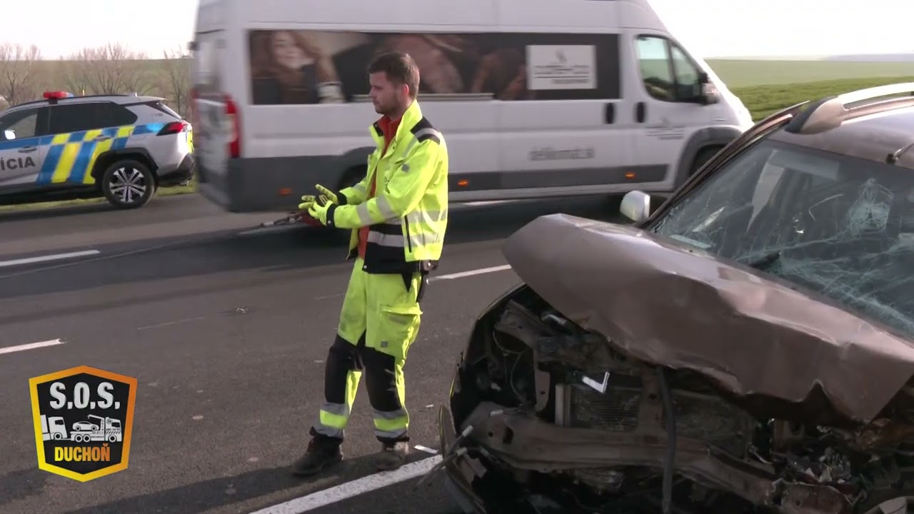 Nehoda pri obci Klasov - SOS DUCHOŇ odťahová služba NONSTOP 0905 187 459 www.sosduchon.sk