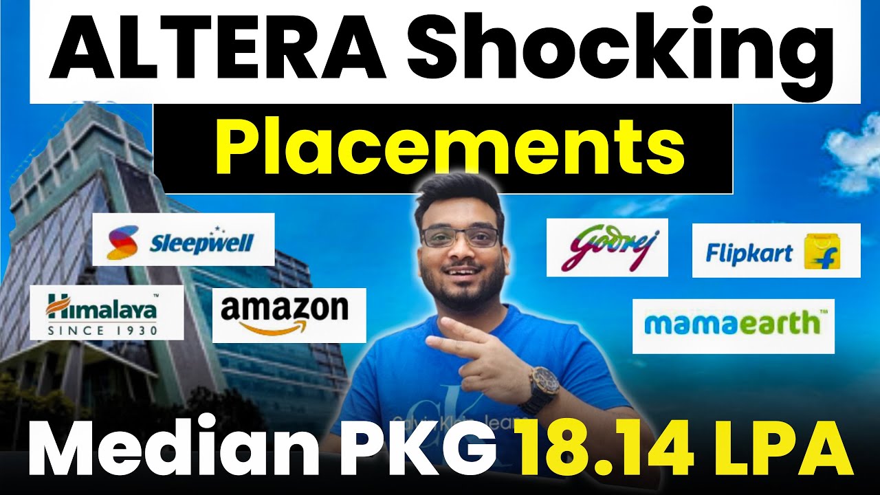 Shocking Placements at ALTERA Institute | Median Salary 18.14 LPA, Highest 26.08 LPA | Cut Offs Out