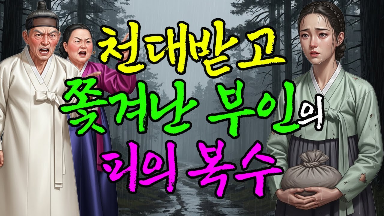 조선시대 무시당하고 쫓겨난 부인, 시댁에 복수를 한 놀라운 이야기 l 야담·민담·전설·설화·옛날이야기·오디오북